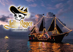 Jolly Rogers El ultimo show pirata nocturno en Cancun