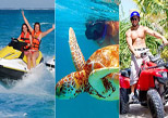 combina actividades de aventura en Playa Maroma Riviera Maya