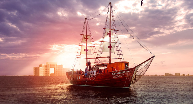 Columbus sunset sailing