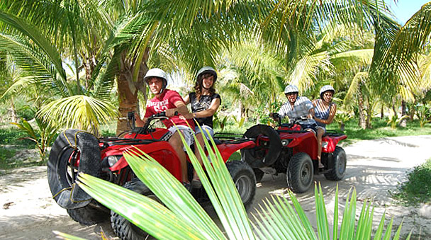 Feel the thrill of speed driving an ATV