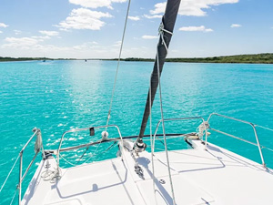 Visit Bacalar on a boat