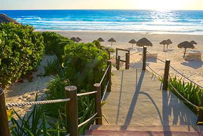 Cancun Hotel Zone viewpoint
