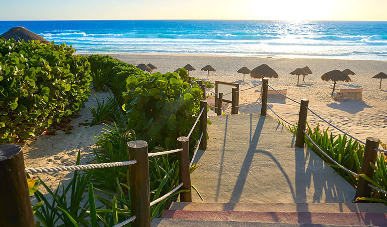 Cancun Hotel Zone viewpoint