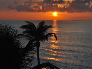 Sunset at Cancun
