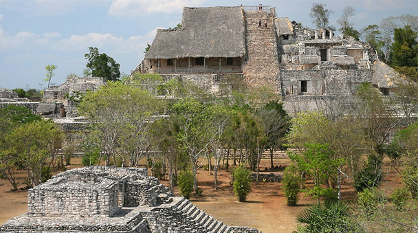 Recientemente restauradas ruinas mayas