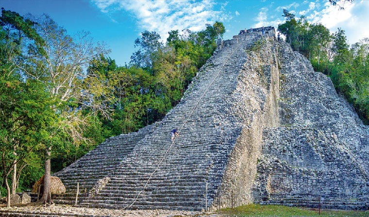 The tallest pyramid in Yucatan
