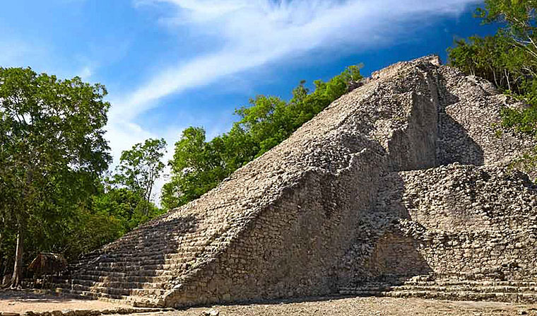 Coba Mayan pyramid