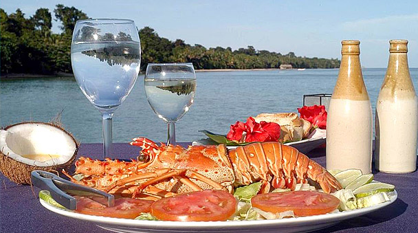Enjoy a delicious lobster lunch