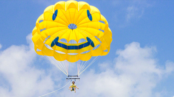 Parachute at Maroma Beach Riviera Maya
