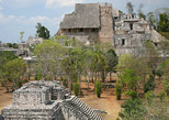 Recent restored mayan ruins