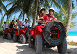an atv in the maroma paradise