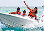 Feel emotion driving a speed boat